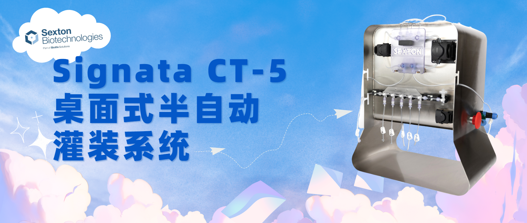 Sexton CT-5：一臺可高速度、高精度灌裝的制劑灌裝系統