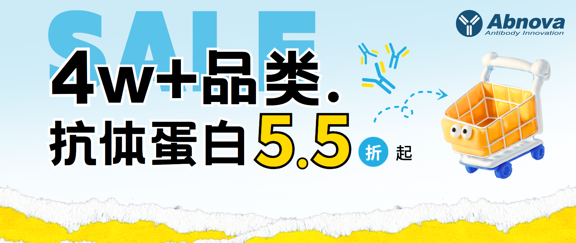 Abnova驚喜促銷 | 4w+抗體蛋白品目55折起，你說city不city？