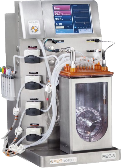 PBS Biotech垂直輪一次性生物反應器