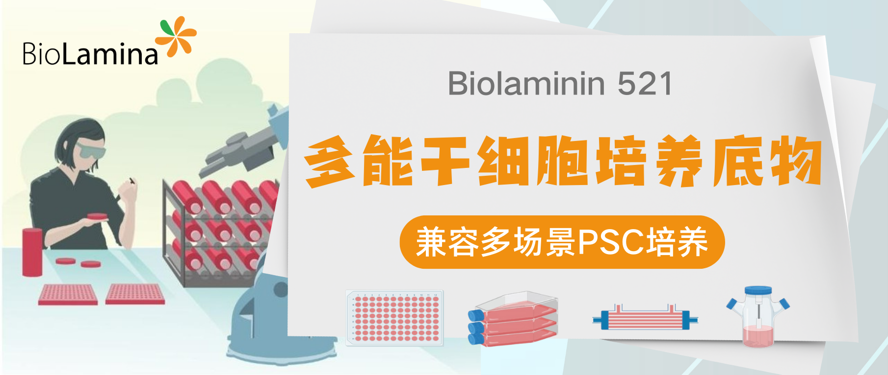 Biolaminin 521：多場景適配的多能干細胞 (PSC) 培養底物